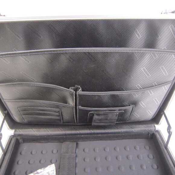 Vanguard Silver Aluminum Lock Briefcase with Two Keys 18" x 13" x 3" - Picture 6 of 16